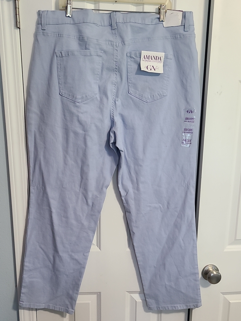 Gloria Vanderbilt Amanda Slimming Jeans - Light Blue - Picture 5 of 5